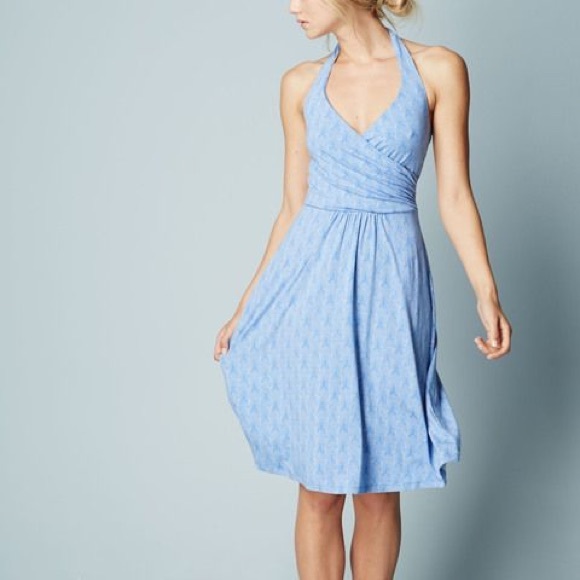 boden halter neck dress
